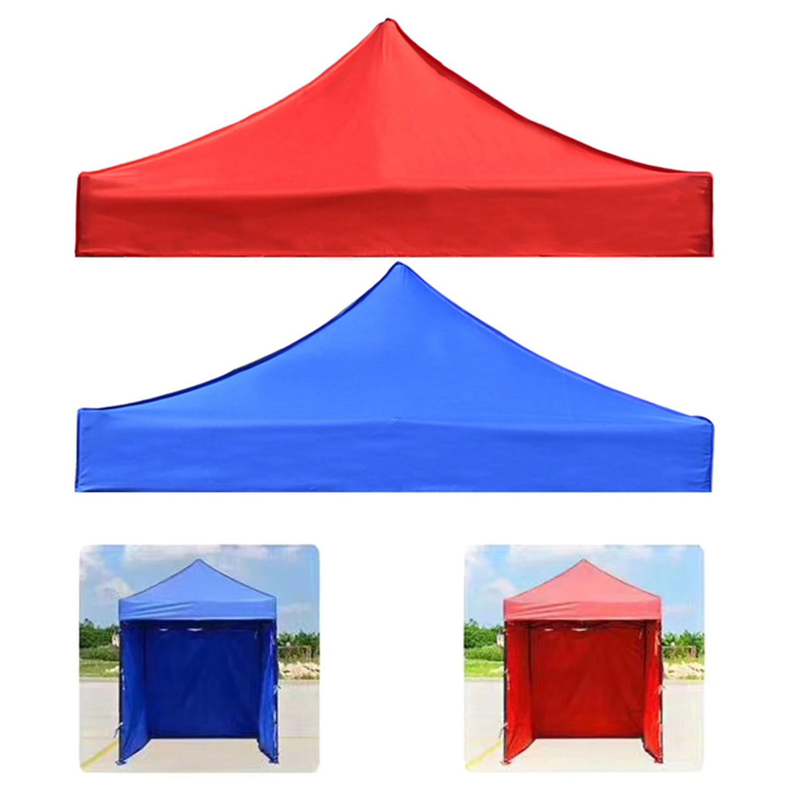 

Outdoor Rain Shelter Waterproof Oxford Cloth Garden Yard Camping Snow Rain Sun Proof Roof Portable Ultralight Sunshade Tent Top