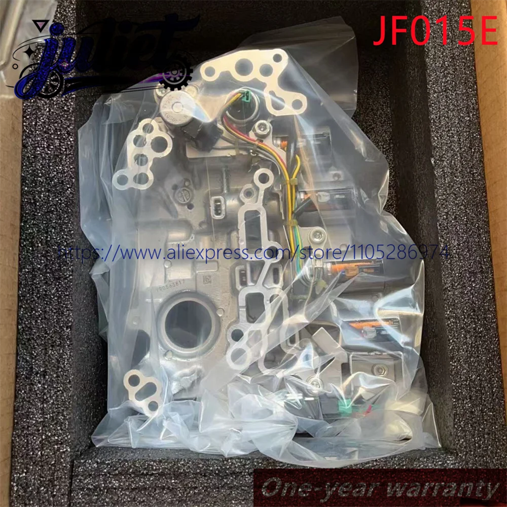Novo Corpo de Válvulas da Transmissão CVT JF015E RE0F11A com Solenoides para Nissan Sentra, Note, Versa, Altima, Bluebird, Elgrand e Suzuki