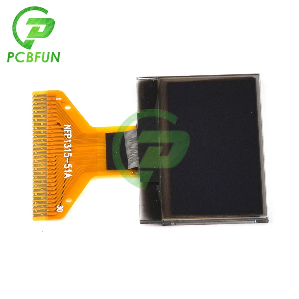 0.96 Inch OLED Display Blue/White/ Double Color LCD Screen Display Module 128x64 30pin Driver SPI/IIC for DIY KIT