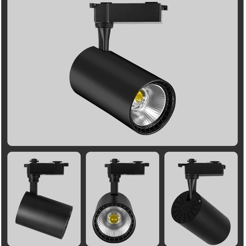 Led Track Light Lamps 12/20/30/40W Track Lighting System Led Track Rail Spot Light for Clothing Store