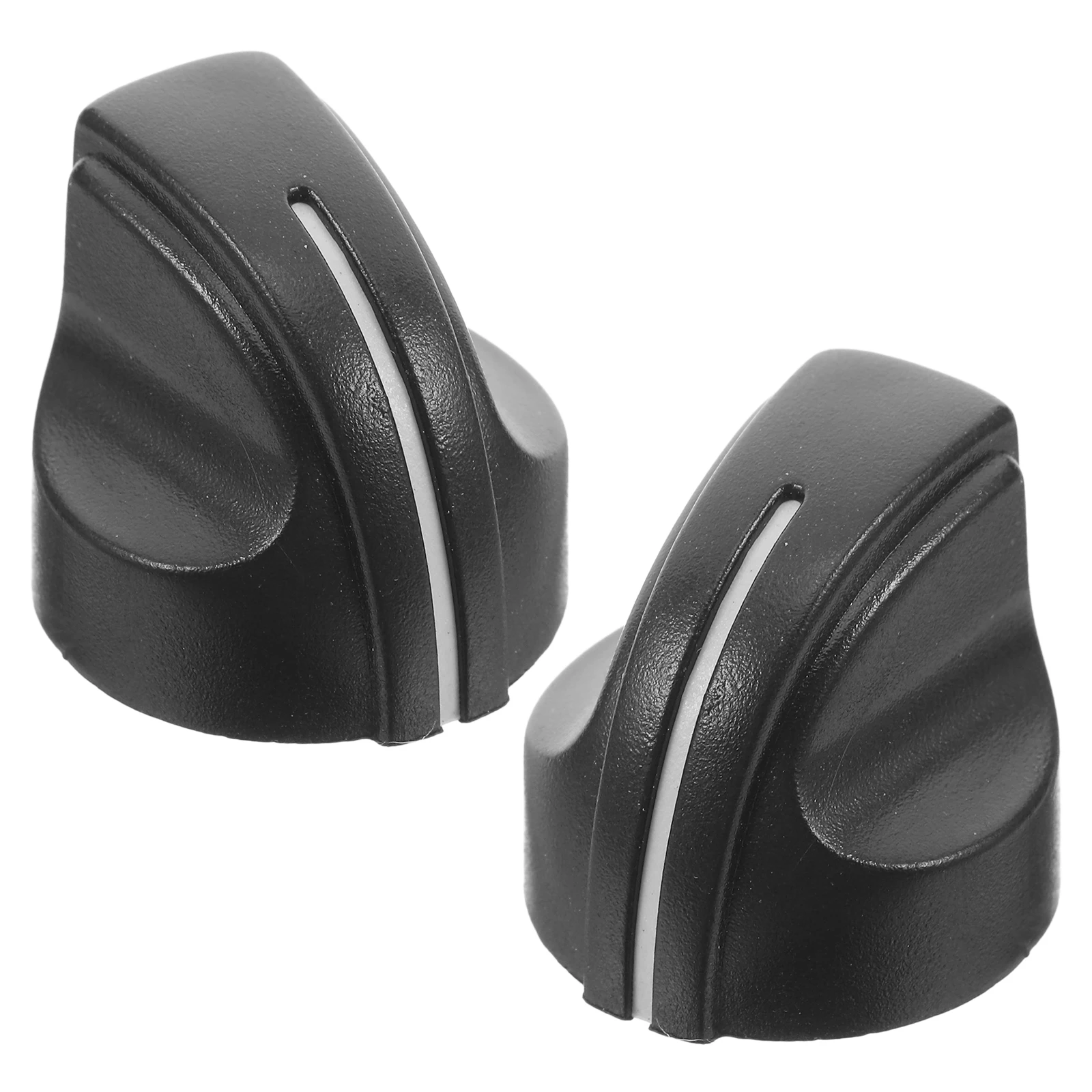 

2pcs Plastic Knob Cap 6MM Fluted Shaft Universal Replacement for Electric Guitar Amplifier Audio Motor Equipment Durable