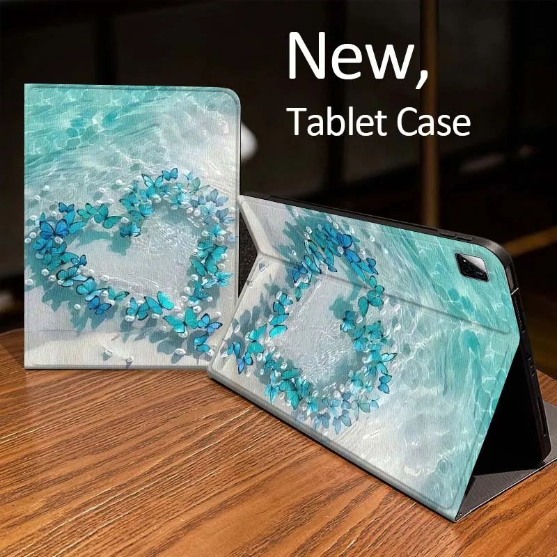 

Blue Swirl Abstract Light Case For Xiaomi Mi Redmi Pad 2 4 5 7S 6S 6 7 8 Plus SE Pro K 2025 inch 8.7 11 Tablet