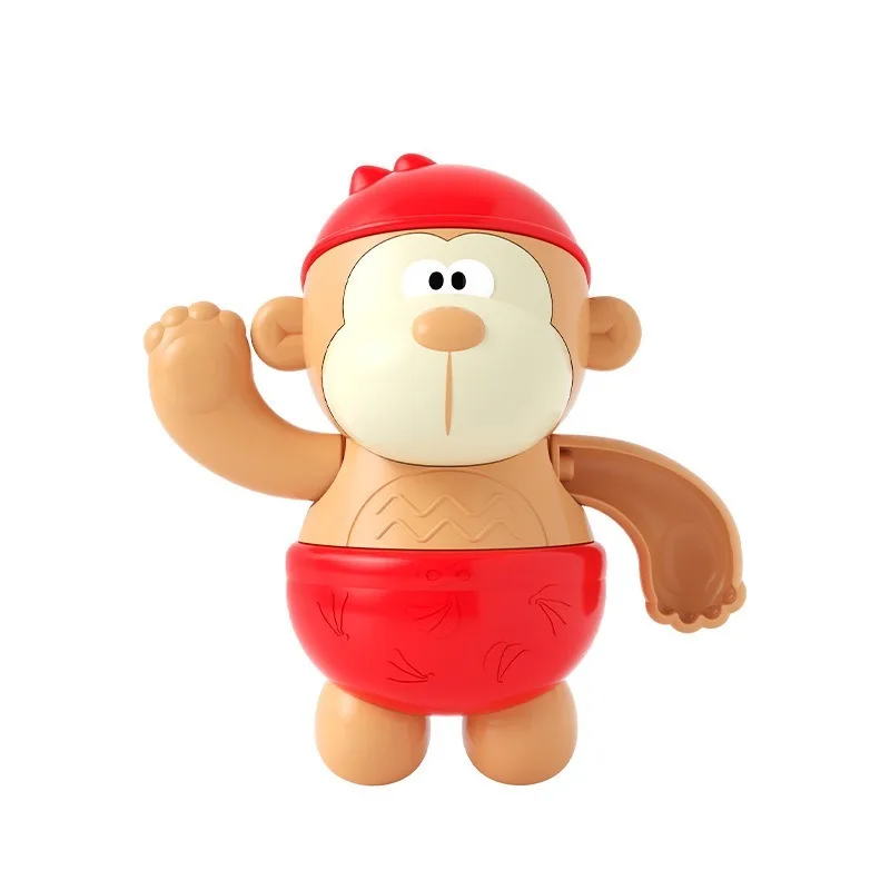 Baby Monkey Bathing Toy Summer Bathroom Water Play Toy Exercise Finger Flexibility Soothe Baby Bathing Game Clockwork Toy