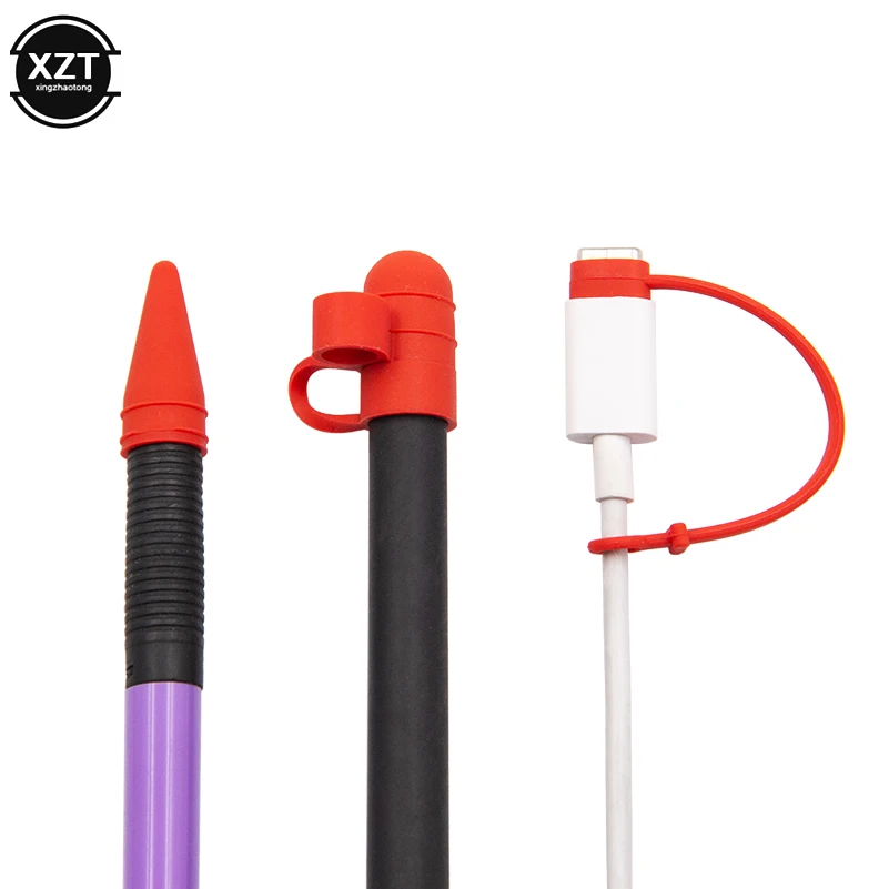For Apple Pencil Cap Holder / Nib Cover / Cable Adapter Tether For iPad Pro Pencil Drop Shipping