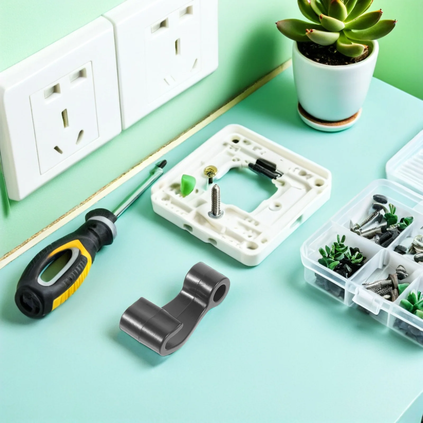 

8Pcs Kayak J Hooks Black Plastic Lashing Clips Kayak Canoe Paddle Board Rigging Fastening Gear Storage Accessories