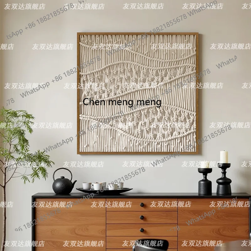 لوحة زخرفية للرياح الرملي من وابي، لوحة معلقة على الحائط مصنوعة يدويًا ثلاثية الأبعاد لخلفية غرفة المعيشة