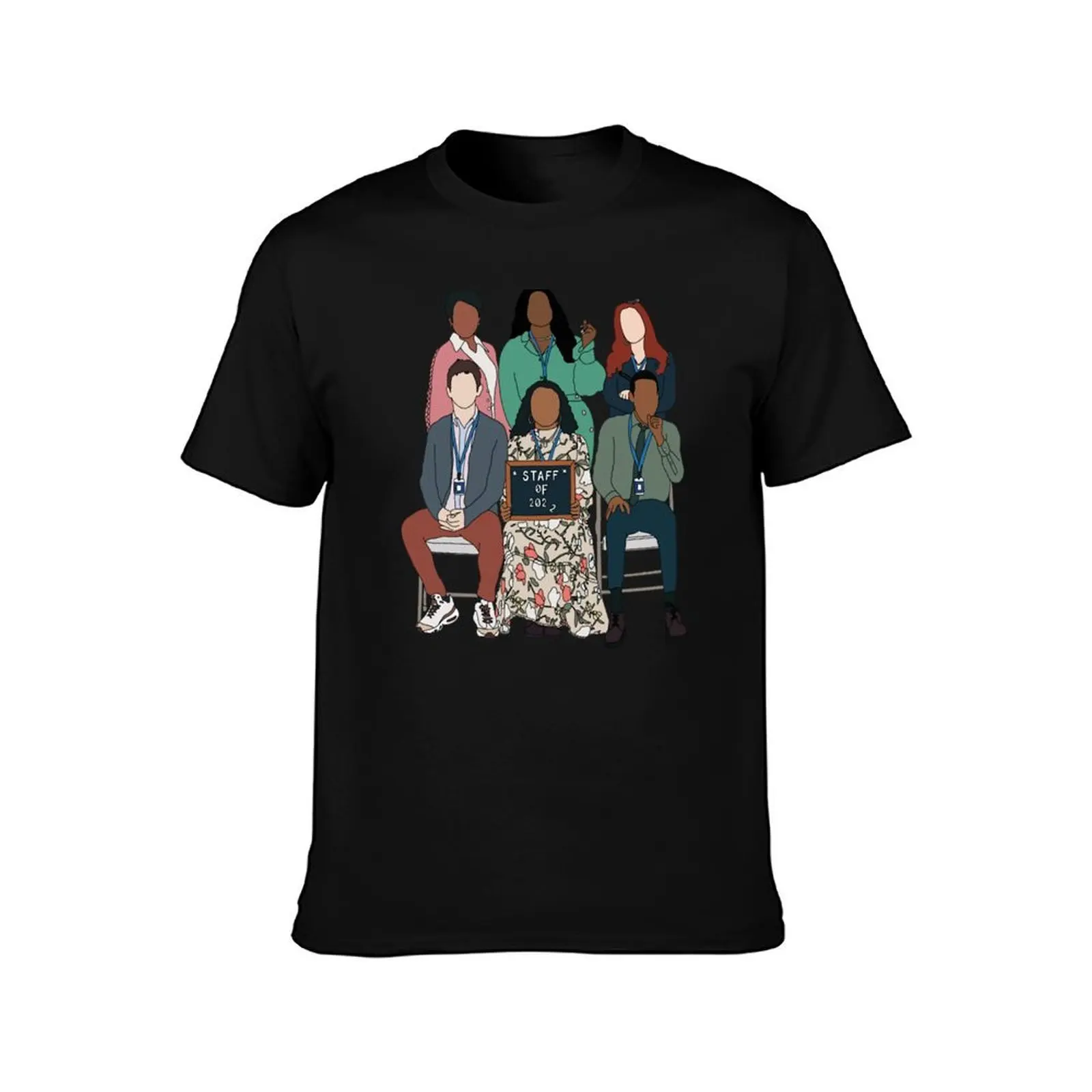 Abbott Elementary Cast T-Shirt t shirts for man graphic funny T-Shirt