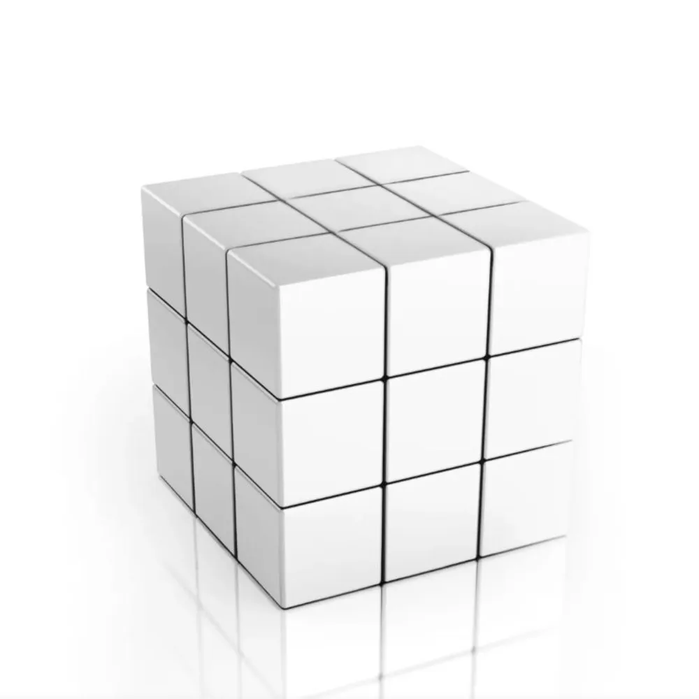 1 PCS My World White 3x3x3 Rubik's Cube Decompression Magic Blocks Puzzle Toy Intelligence Development Hot Toys Souptoys Novelty