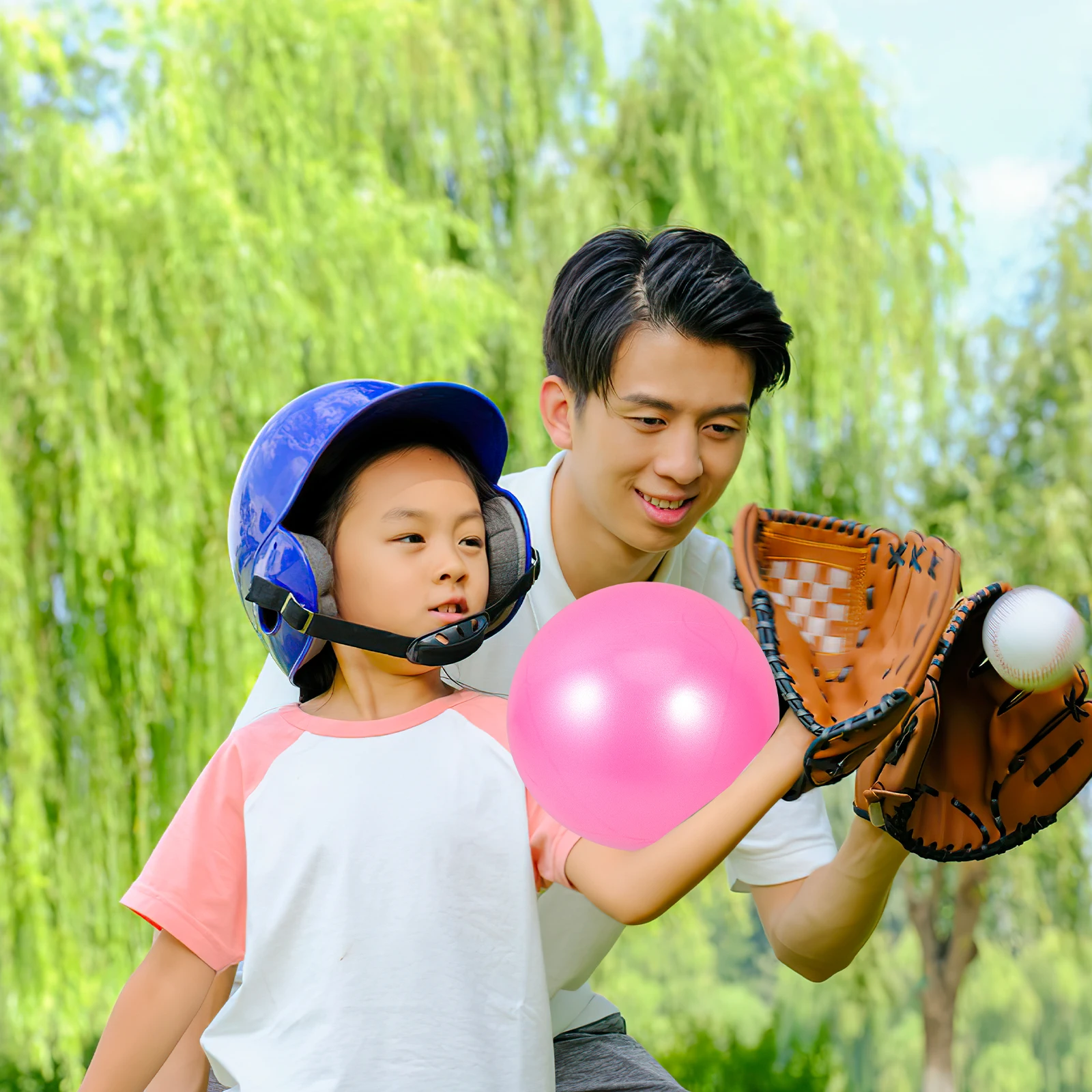 

4Pcs Baseball Connection Training Balls for Arm Strength and Flexibility Pitching Batting Baseball Supplies Sports Ball