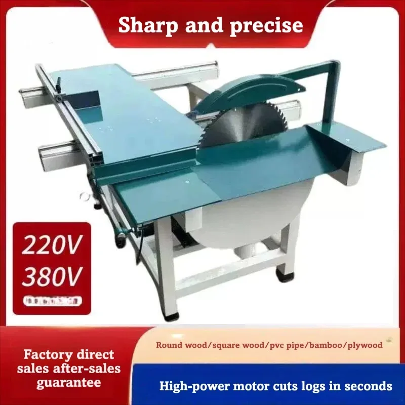 Heavy Industrial Sliding Table Panel Saw High Power For Wood Pallet Log Cutting Precision Crosscut Saw Woodworking Machinery