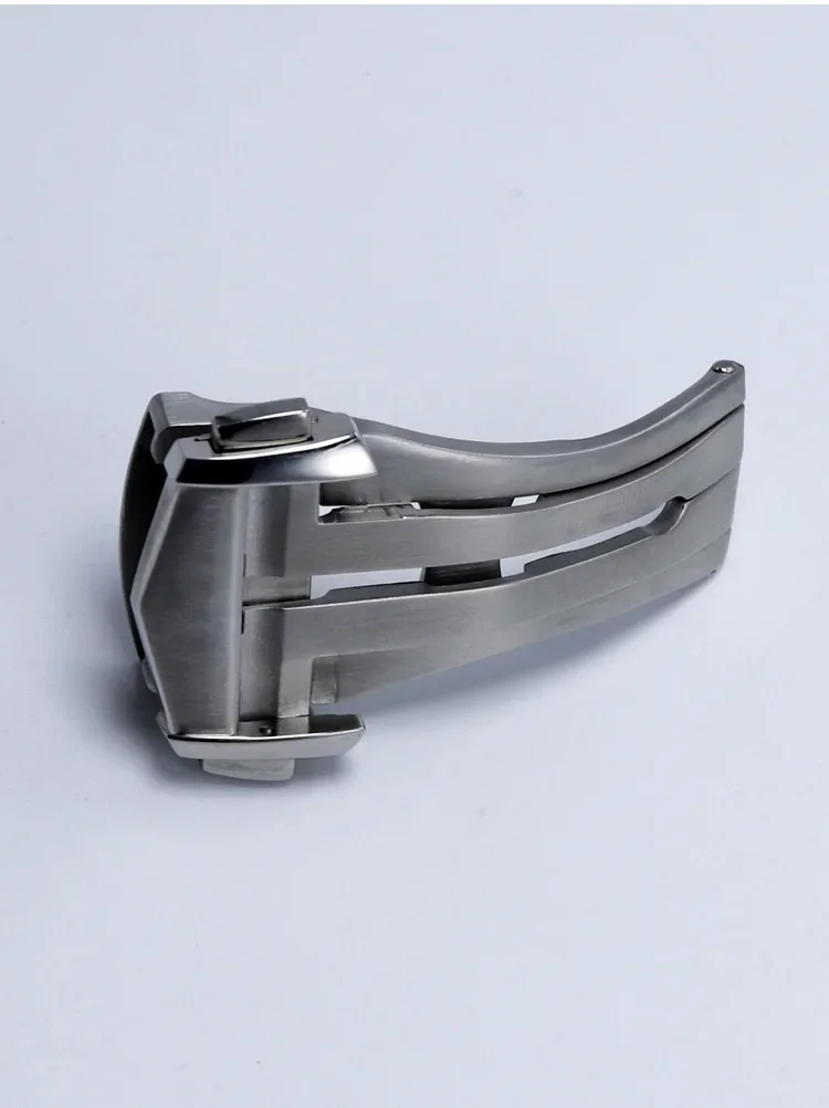 18mm 316L Stainless Steel No Welding Watch Buckle - Original Integrated Folding Clasp High Quality for Omega Seamaster Replaceme - view 4