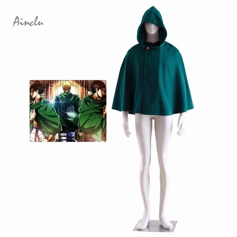 ainclu-attack-on-titan-eren-jaeger-escotismo-legion-uniforme-capa-verde-unisex-cosplay-capa-para-halloween