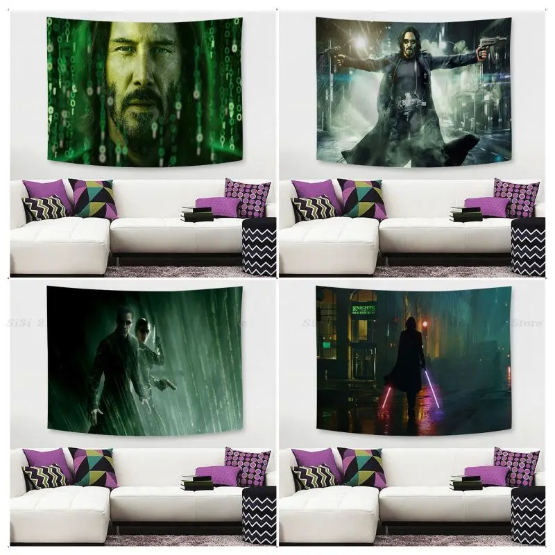 The Matrix Resurrections Tapestry Hanging Bohemian Tapestry Bohemian Wall Tapestries Mandala Cheap Hippie Wall Hanging