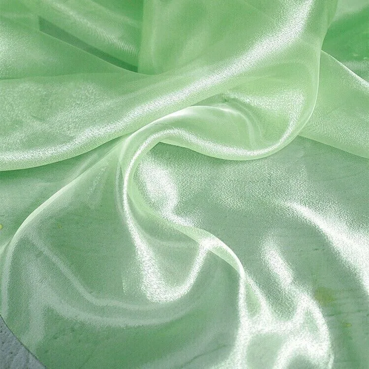 

Жемчужная прозрачная полуниффая ткань из органзы с кристаллами, дизайнерский свадебный декор, фон для фотосъемки, сценический фон, шторы, материал, ткань