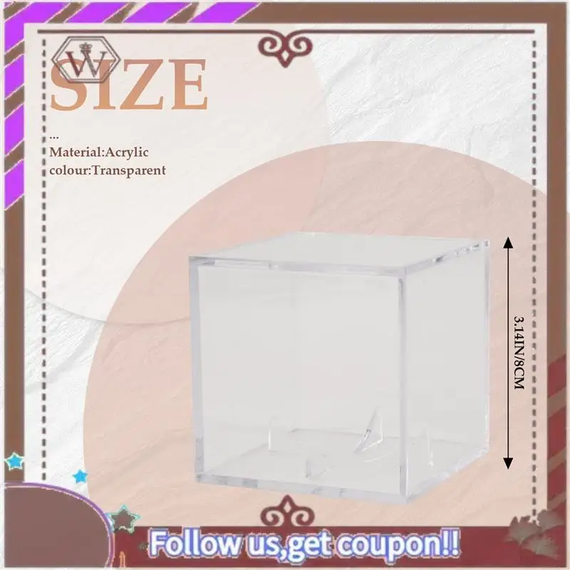 (New)-4Pcs Baseball Display Case,UV Protected Dustproof Acrylic Display Boxes,Clear Display Case For Baseball Memorabilia Ball