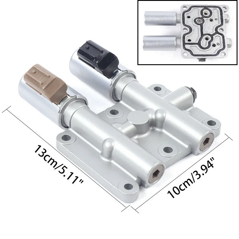 STPAT 28015-PLX-305 28250PLX305 90428D 88957A Transmission Dual Solenoid Compatible With Civic 2001-2005 1.7L 2.0L 1.3