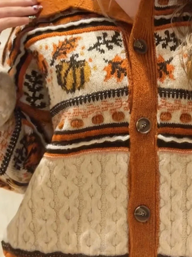 

Кардиган, женские пальто, свитера, вязаные джемперы с круглым вырезом и длинными рукавами Y2k, уличная одежда, элегантное вязаное пальто, осень-зима