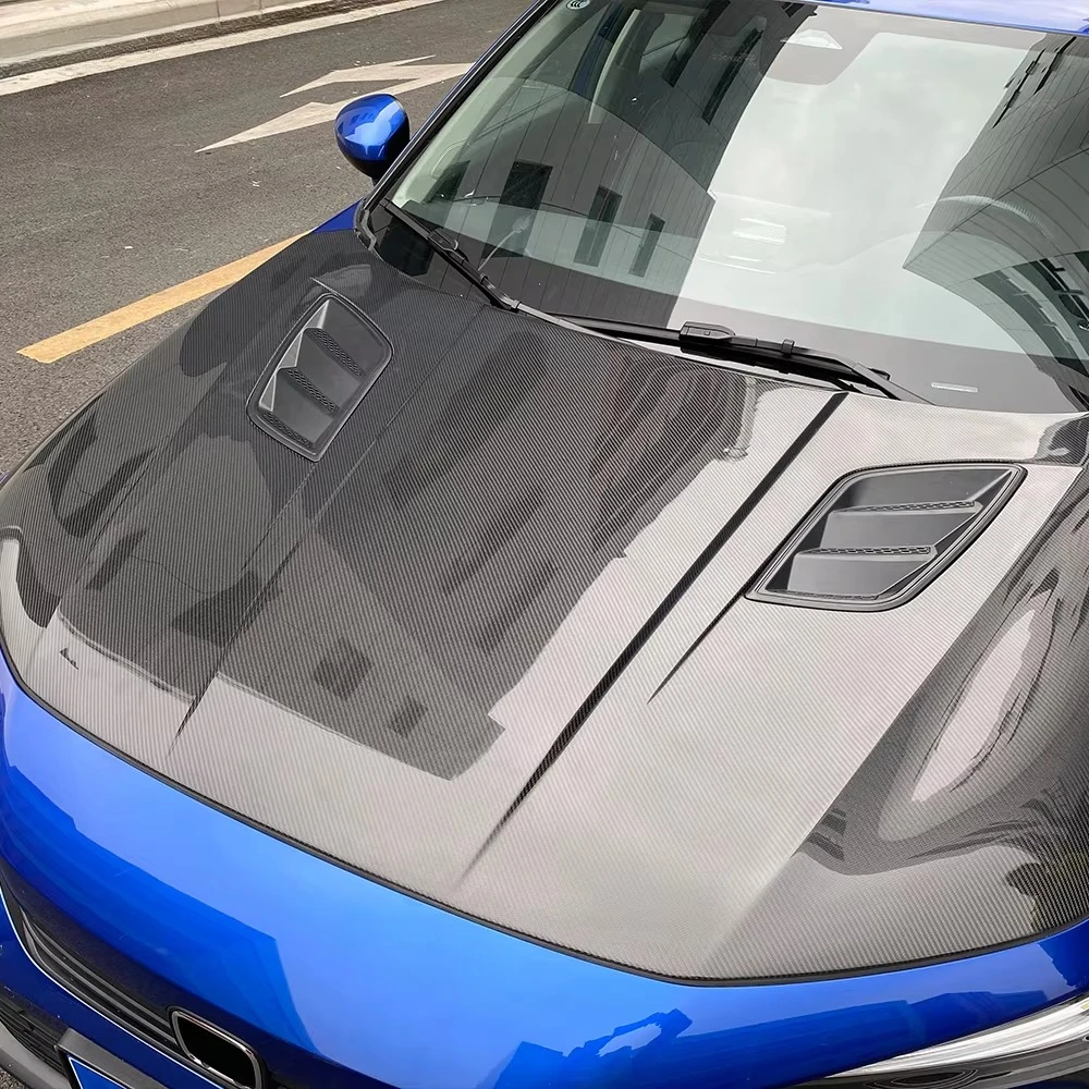 For Civic FE1 FL1 Hatchback Sedan 2023-24 Carbon MG Style Front Cooling Hood