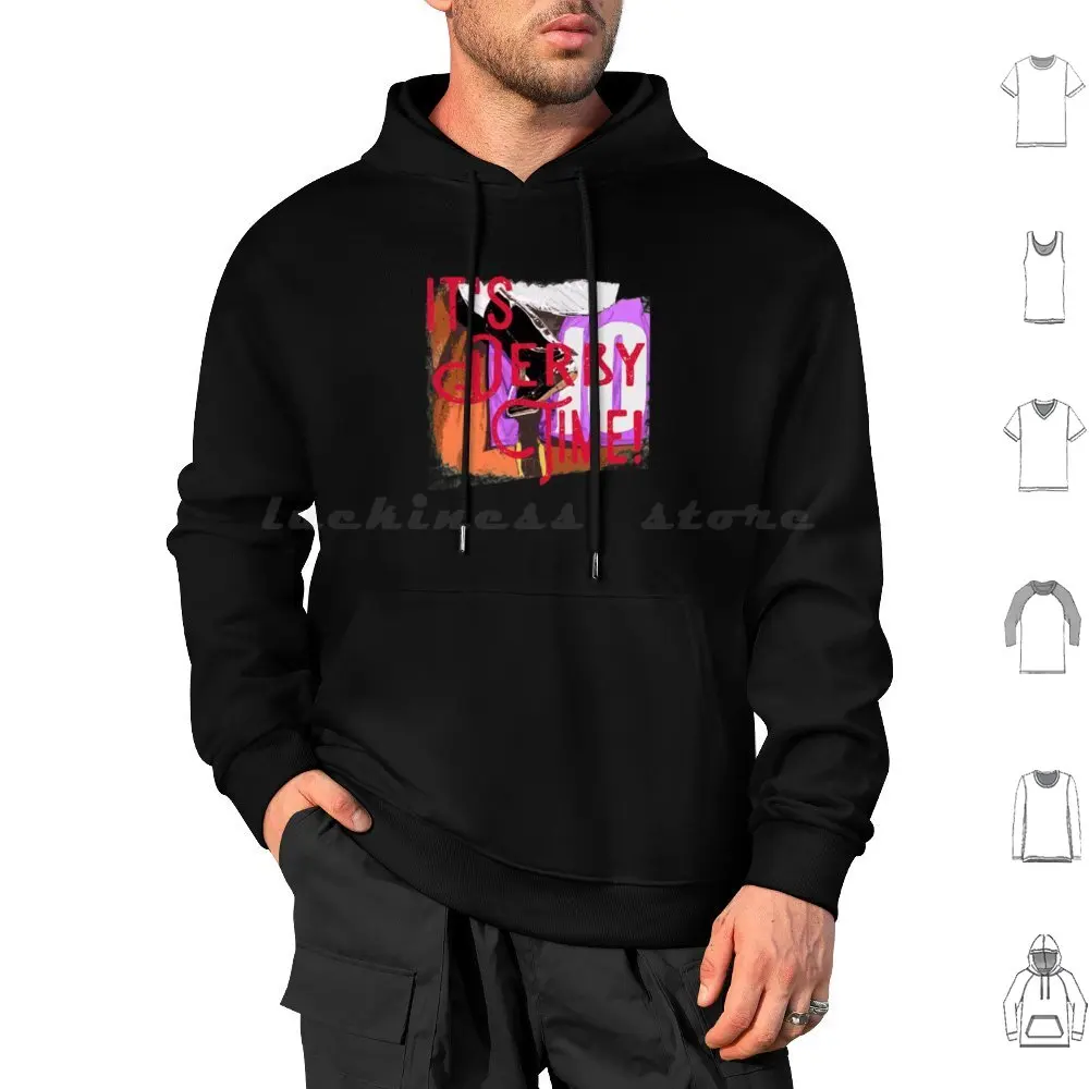 It's Derby Time-Horse Racing Hoodie cotton Long Sleeve Horse Racing Thoroughbred Horse Horses Racehorse Triple Crown