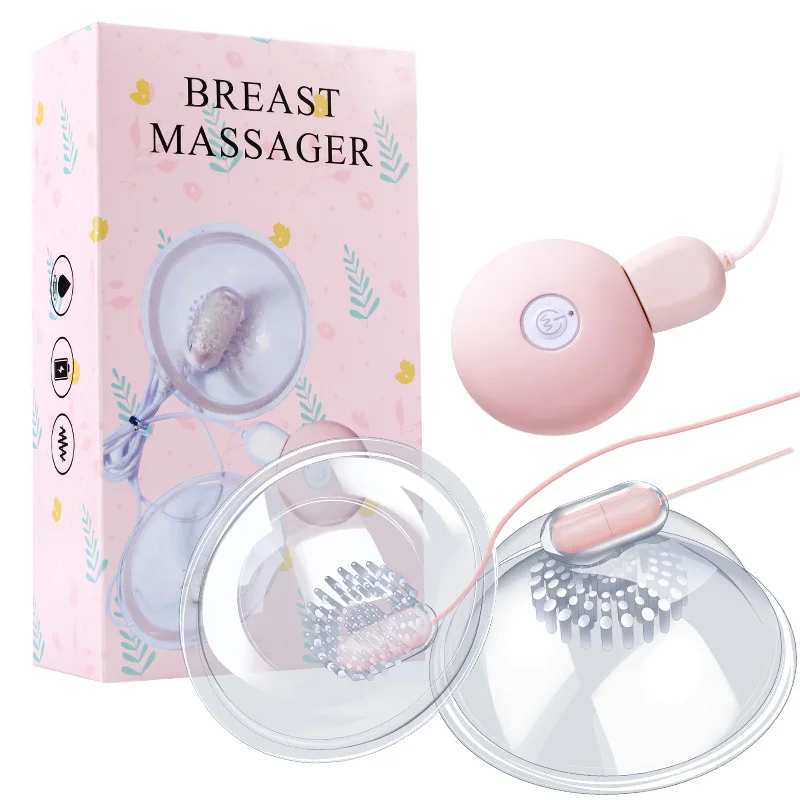 Breast Massager Nipple Stimulation Vagina Clitoris Tongue Licking Vacuum Sucker Pussy Masturbator Vibrators Sex Toys for Women