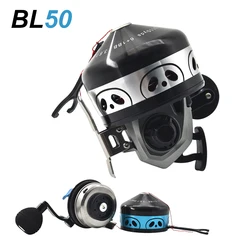 BL50 New Fish Shooting Slingshot Special Fishing Reel Compound Bow Accessories 3.6:1 Speed Ratio 6+1 Bearing Device Black Blue