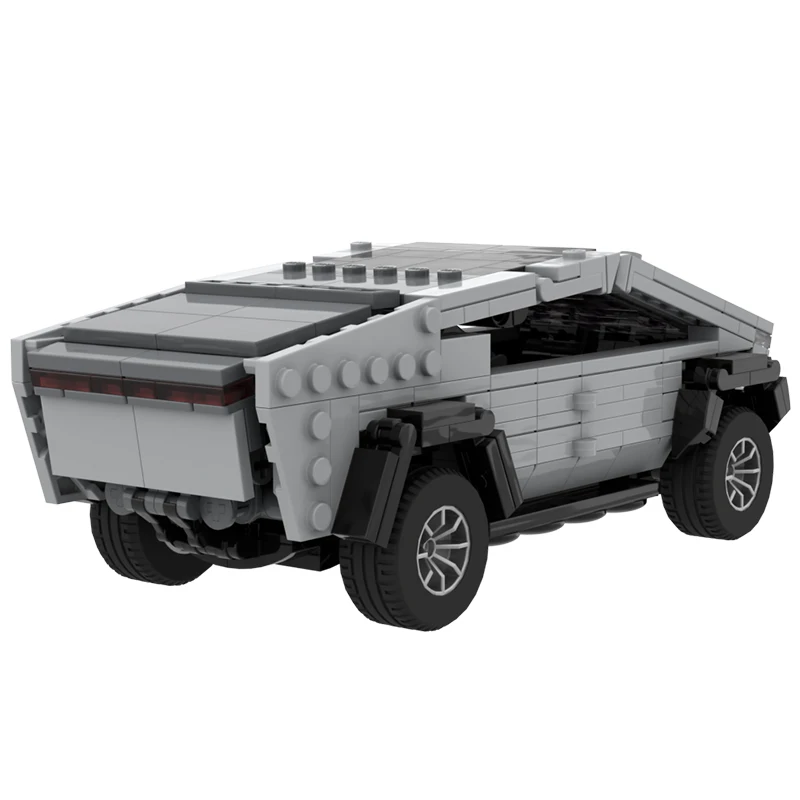 561 個新しい DIY 放電 Cyber​​truck ビルディングブロックアセンブリ変形車ロボット高品質クリエイティブギフトパズル MOC- 219684