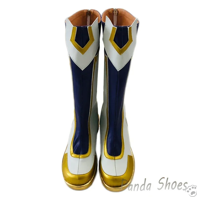 LOL Ezreal EZ Cosplay Shoes Anime Game League of Legends Cos Long Boots Ezreal Cosplay Costume Prop Shoes for Halloween Party