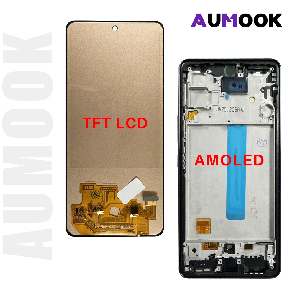 6.5" Super AMOLED For Samsung A53 5G Display Touch Screen Digitizer For Samsung A536B A536U A5360 A536E With Frame LCD Screen image 6