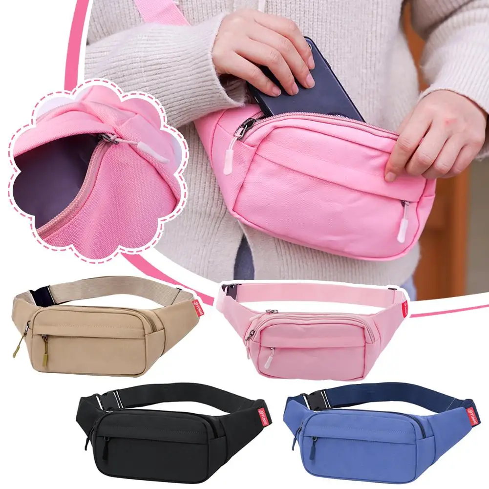 Fashion Unisex Waist Bag Pack Purse Casual Large Phone Hip Belt Bag Shoulder Banana Crossbody Bag Fanny Chest Bag T4x9