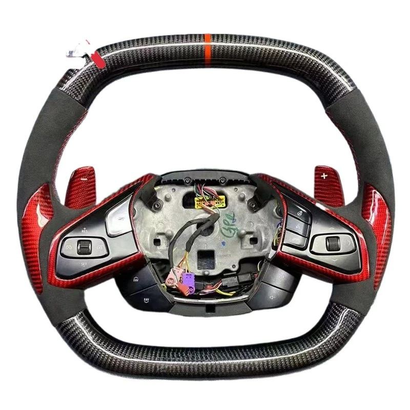

Suitable for Chevrolet Corvette C8 Carbon Fiber Steering Wheel Carbon Fiber Sport