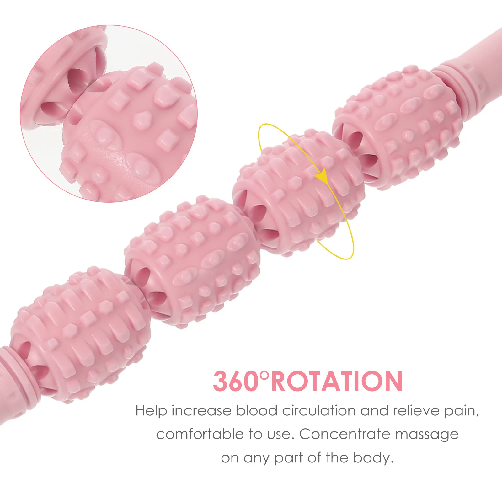 

Professional Massage Stick for Gym Household Use Increases Blood Circulation Relieves Pain Yoga Roller Leg Massage Stick