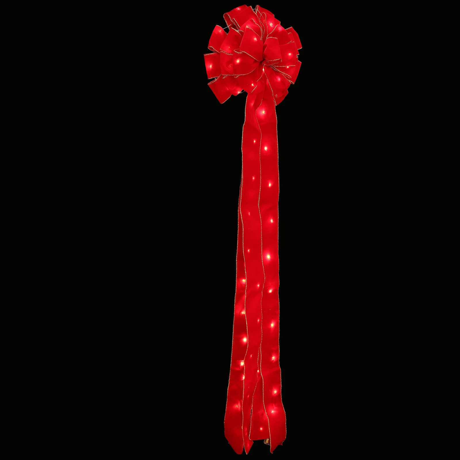 

Luminous Christmas Bow Knot Pendant LED Flannel nament Reusable Reliable Decorative Xmas Tree Mantel Gift Home Atmosphere