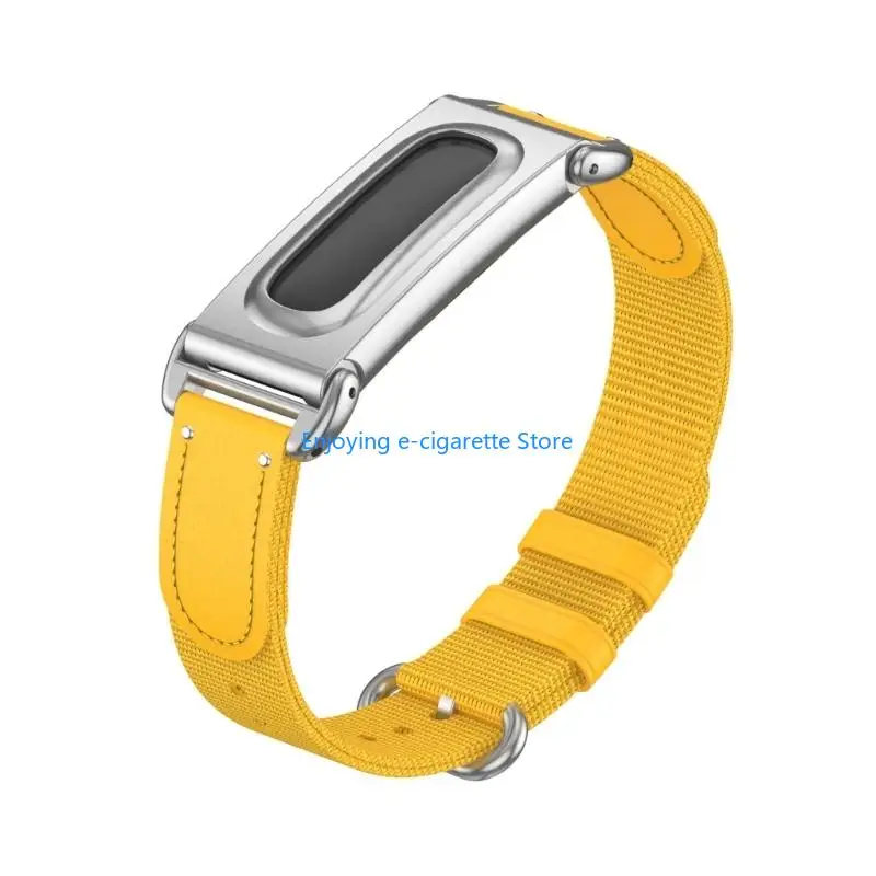 Replacement Watch Strap with Case Frame, Textile Texture and Daily Commuting Comfort for Routine Device Wear Use Y4QF