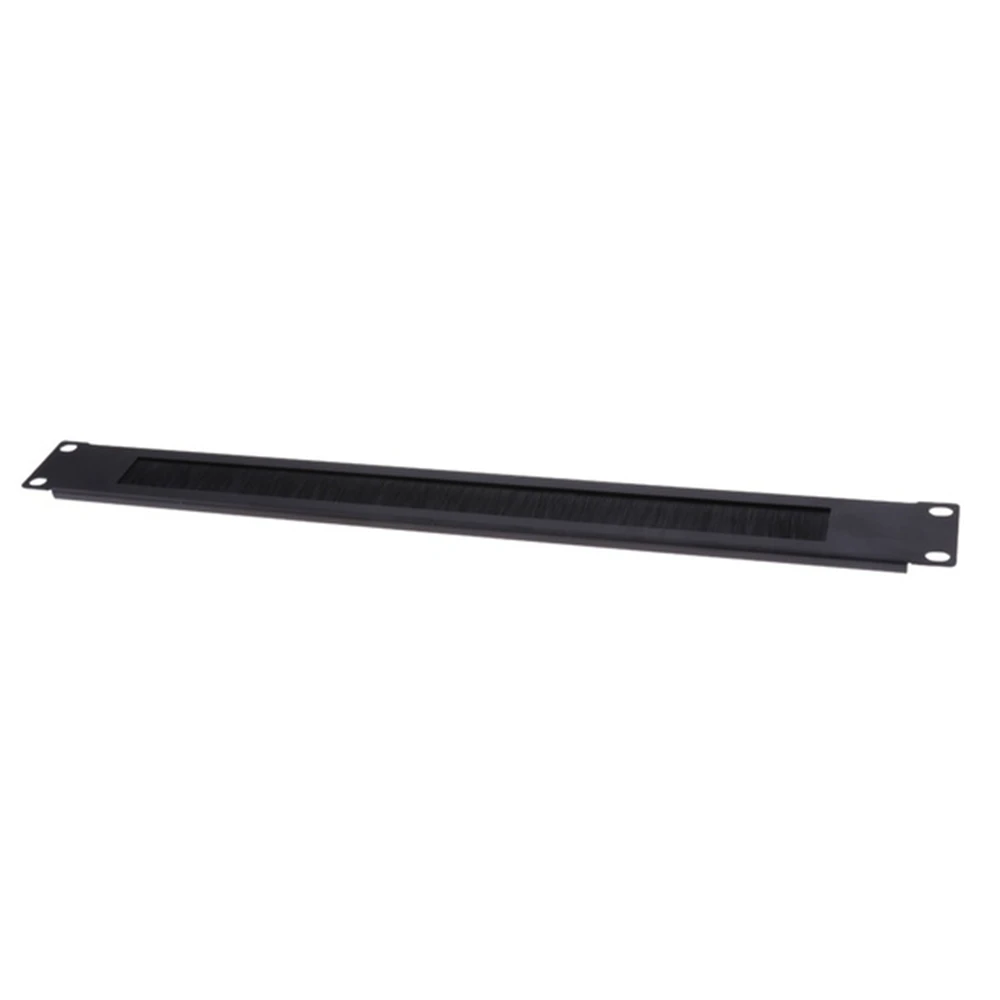 1Pcs 1U 19Inch RACK MOUNT Blanking Plate Rack Mounting Blank Network Brush Panel Server Cabinet Cable Management