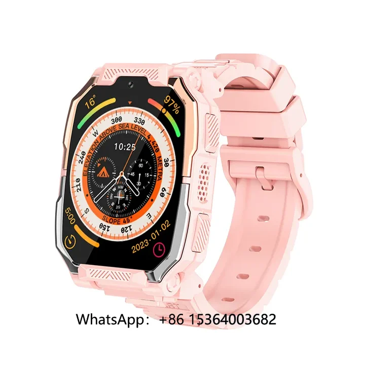 

Умные часы Wi-Fi + 4G T66 с камерой, видеозвонком, умные часы для детей, вращающийся корпус, 750 мАч, GPS, SOS, 1 + 8 ГБ, носимые устройства