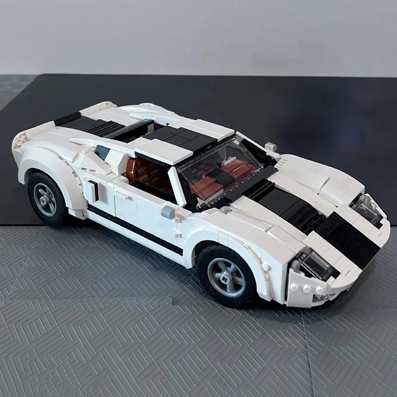 NEW 1188Pcs Parts Creative Expert Building Blocks MOC Ford GT40 Super Racing Sports Car 10295 MOD Version Vehicle DIY Bricks Toy