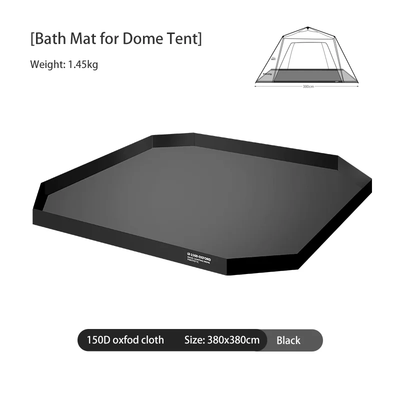 BISINNA 6-8 Personen One-Touch-Kuppelzelt, vinylbeschichtetes Vordach, wasserdichter Sonnenschutz für Familien, Camping, Reisen im Freien 9