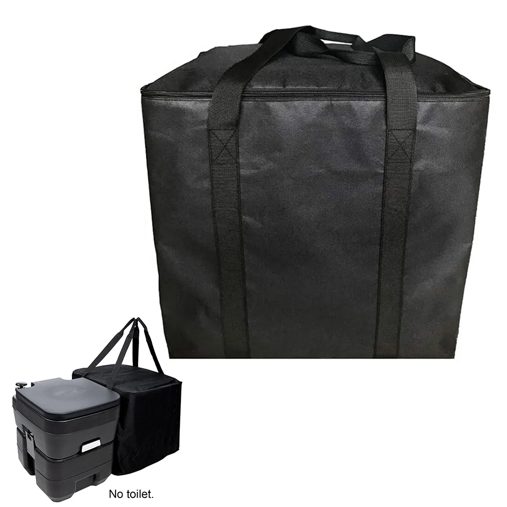 

Nylon Portable Toilet Storage Bag for RVs and Camping Trips Features Double Zipper and Sturdy Handles for Easy Transport