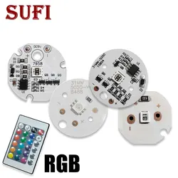 DC 5V LED USB RGB Chip pilot światła lampa LED reflektor do DIY reflektor buk drewniana lampa lampa do akwarium