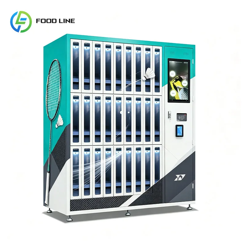 Racket Vending Badminton Sports Kiosk Dispenser Tennis Racket Pickleball Padel Racket Equipment Customized