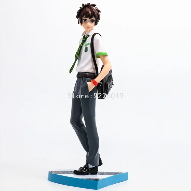 22cm Tachibana Taki & Miyamizu Mitsuha Anime Figure Movie Your Name Action Figure Japanese Figurine Collectible Doll Toys Gifts