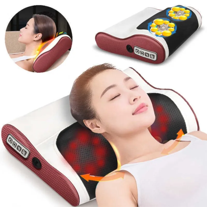 Massage Pillow Multifunctional Electric Thermal Auxiliary Simulation Man Neck Massager Neck Massager