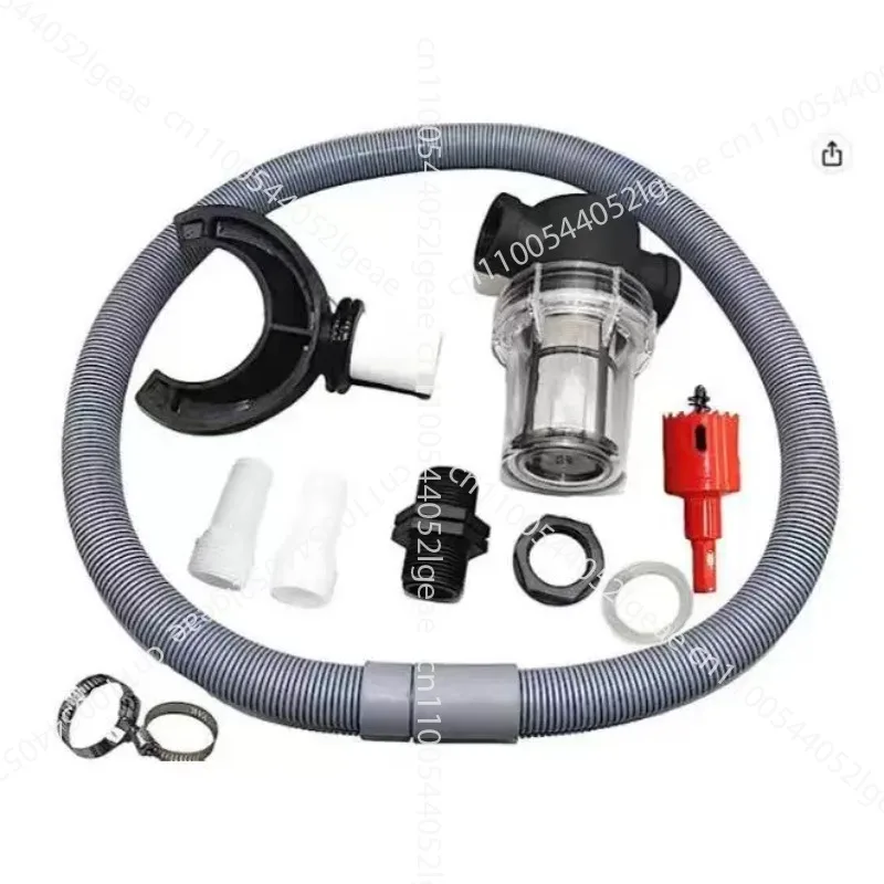 Rain Catcher Rain Barrel Diverter Rainwater Collection System 1 Set 75Mm Flex Hose Durable Sealing Rubber Ring Durable