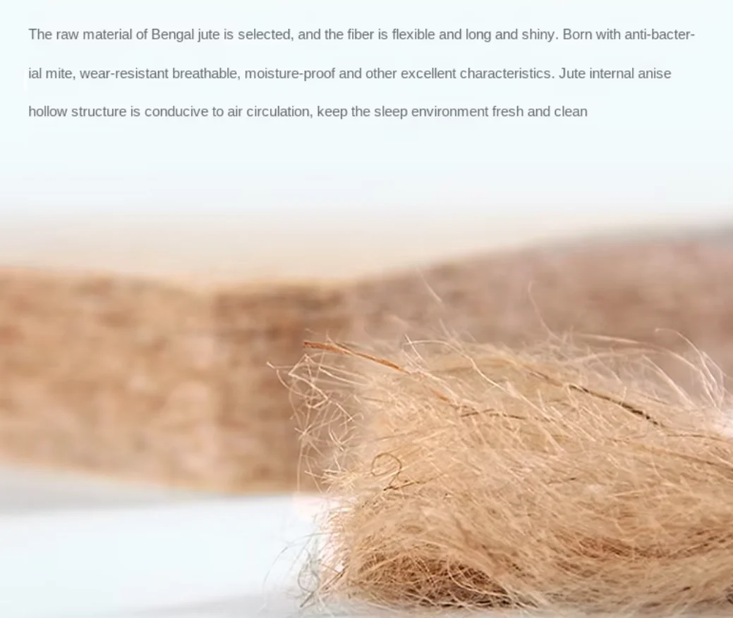 مرتبة إسفنجية حديثة قابلة للفصل على الوجهين، سرير متوسط عالي الصندوق، قماش تاتامي بني الجوت، متين للاستخدام المدرسي لكبار السن #5