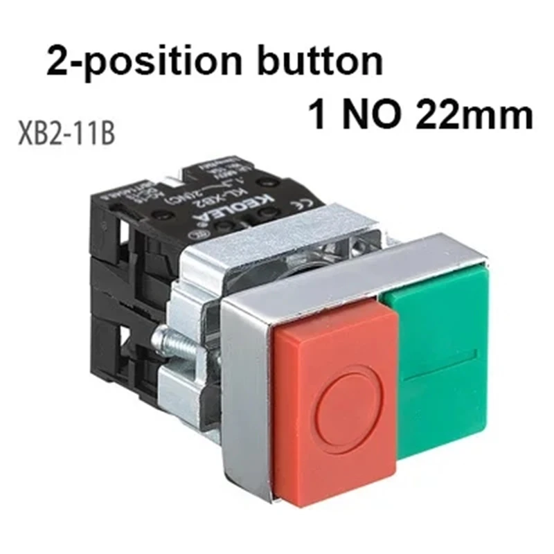 1Pcs Button switch self reset 22mm knob key start inching power on XB2-10X/21 XB2-11X/31 XB2-10Y/21 XB2-11Y/31 XB2-11B