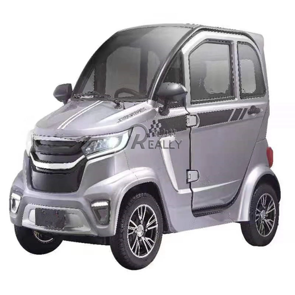 Household Electric Tricycle Commercial Passenger Three Seater Small Portable Four Wheel Tricycle