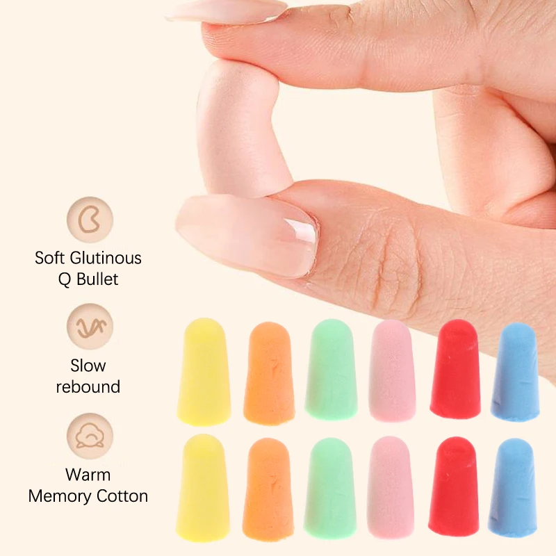 10 Pairs Sponge Earplugs Noise Canceling Sleep Earplugs Noise-Isolating Earplugs Dust Resistant Abrasion Resistant Flexible Work