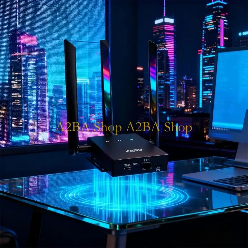 

A2BA Universal 4G Router Detachable Antennae Card Compatibility Metal Housing Wireless Internet Solution 110V Ready