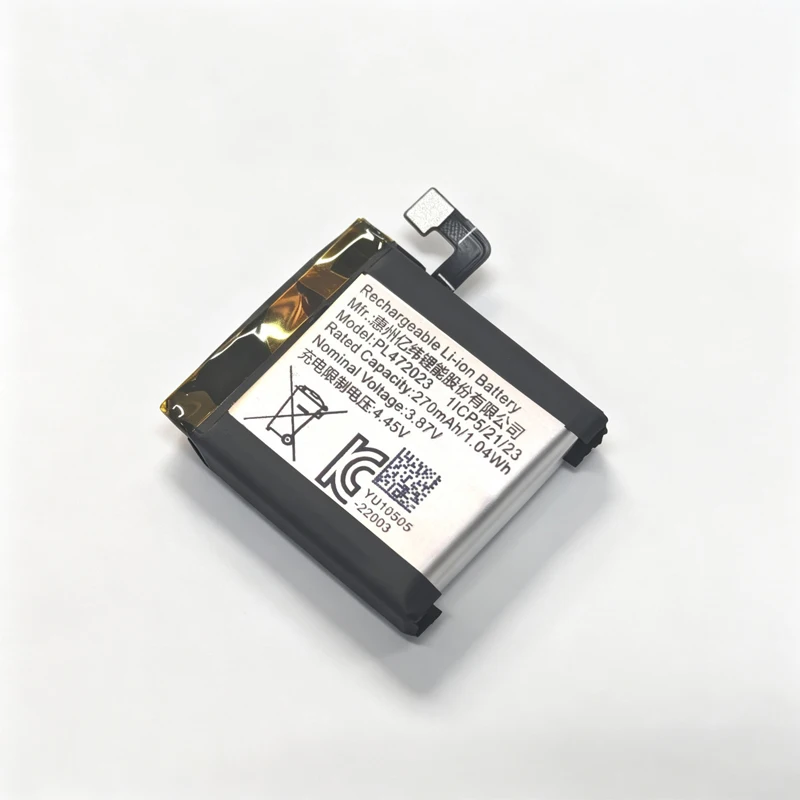 PL472023 Replacement Battery 270mAh 3.87V Rechargeable Li‑ion Batteries for Huami Amazfit GTS 4 Mini Smart Watch