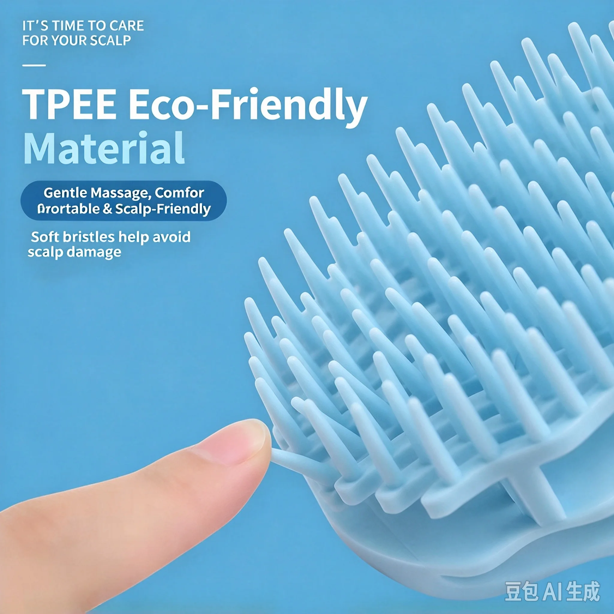 New Shampoo Brush Scalp Massager Silicone Hair Washing Comb Shower Bath Massage Brush Deep Clean Hair Care Tool Dropshipping